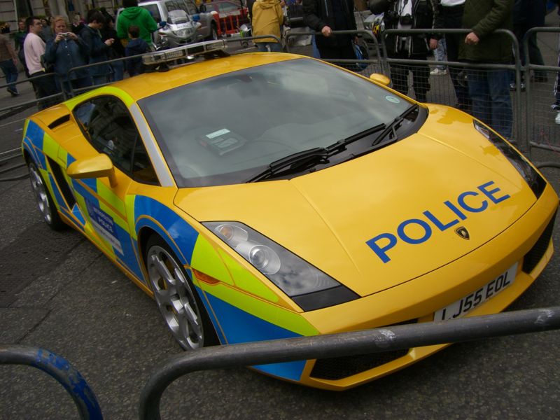 Lamborghini-Gallardo British police